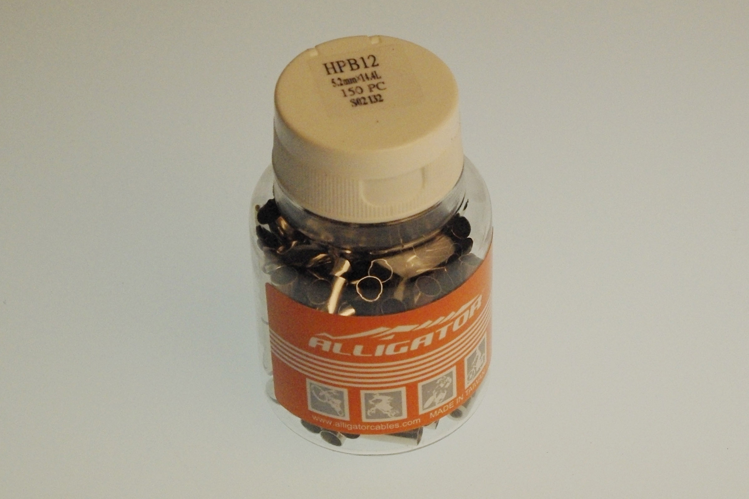 Наконечник оплетки LY-HPB12, 5.2х14.4мм, серебрист., упак. 100шт.