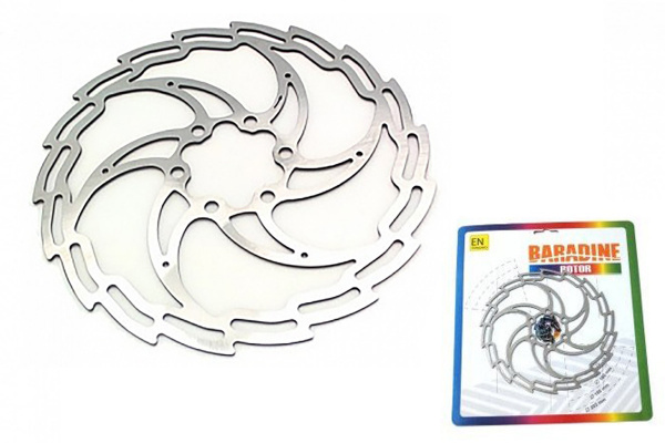 Ротор тормоза BARADINE DB-05,203мм,серебристый,вес 143гр.,крепление IS6